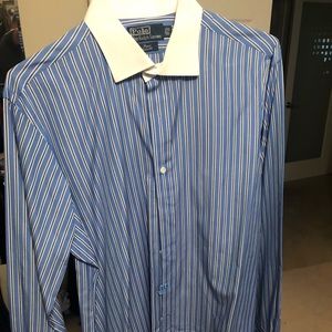 Polo custom fit long sleeve button down